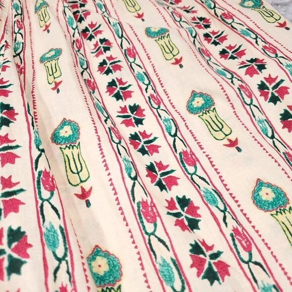 Haute Hippie India Tribal Bohemian Festival Pants Elastic Waist Cowrie Medium - Picture 3 of 12